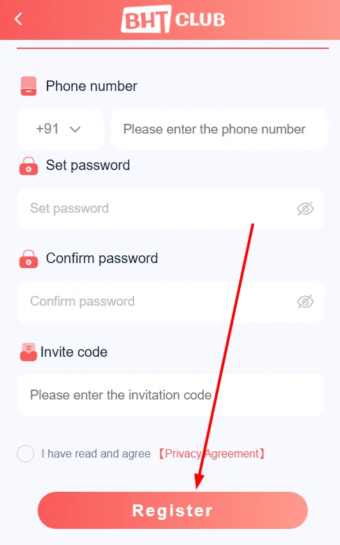 click register button